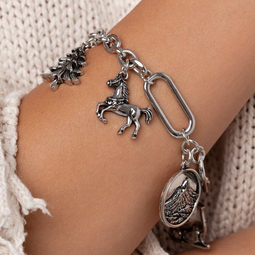 Mountain Moment - Silver Bracelet